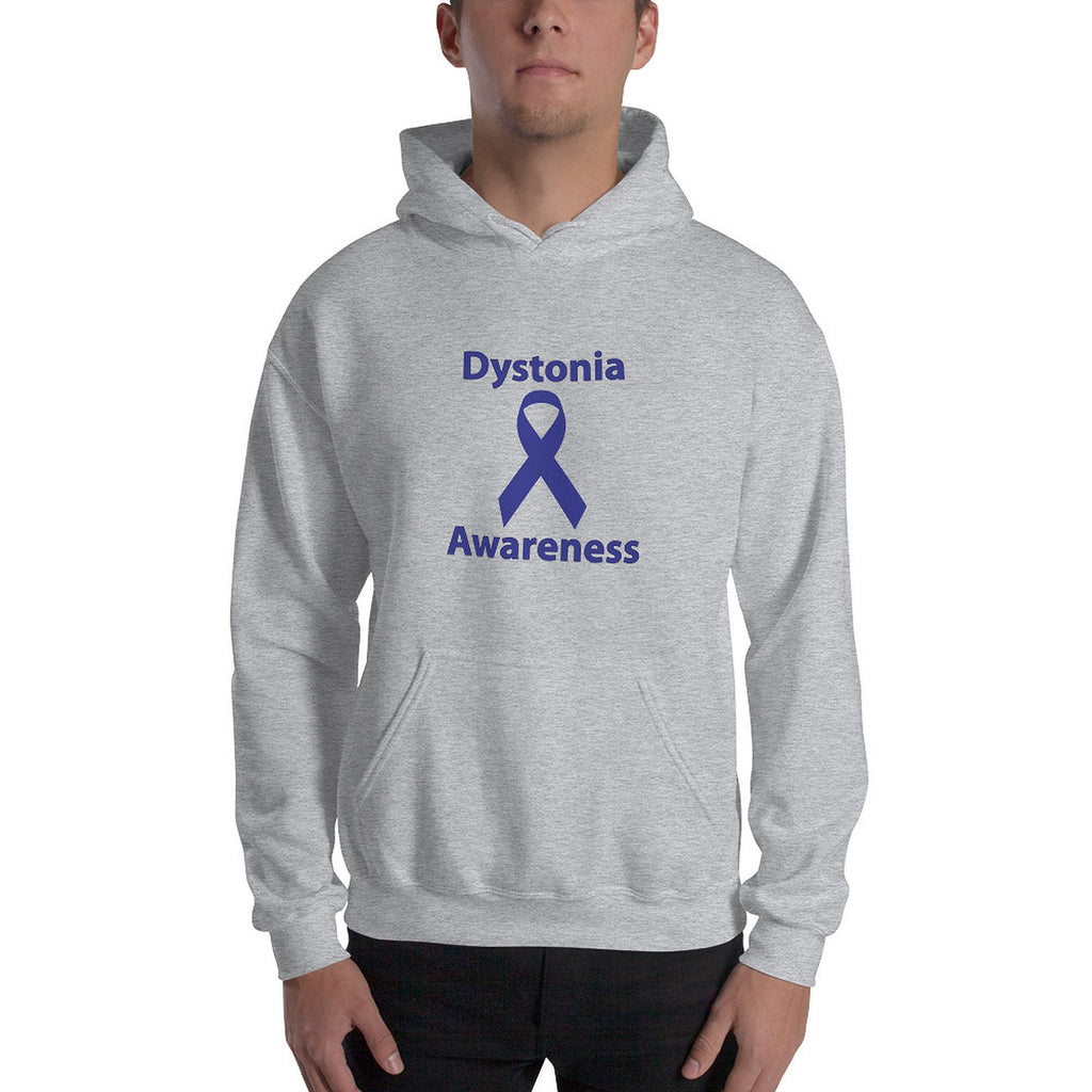 Dystonia Awareness Ribbon Sport Grey Hoodies by Chained Dolls