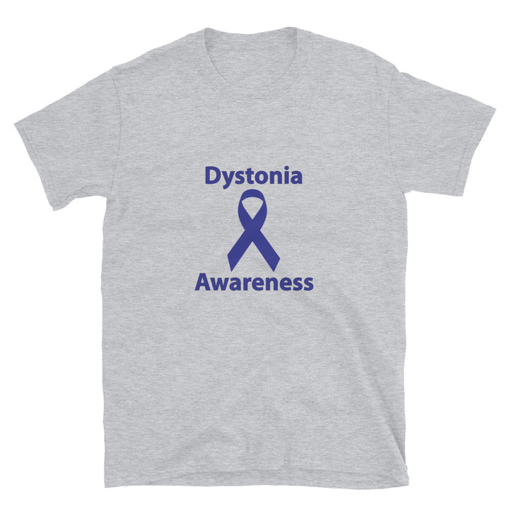 Dystonia Awareness Ribbon Sport Grey T-shirts by Chained Dolls