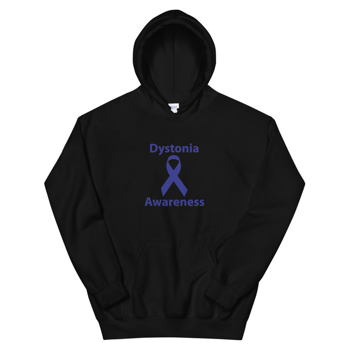 Dystonia Awareness Ribbon Black Hoodies by Chained Dolls