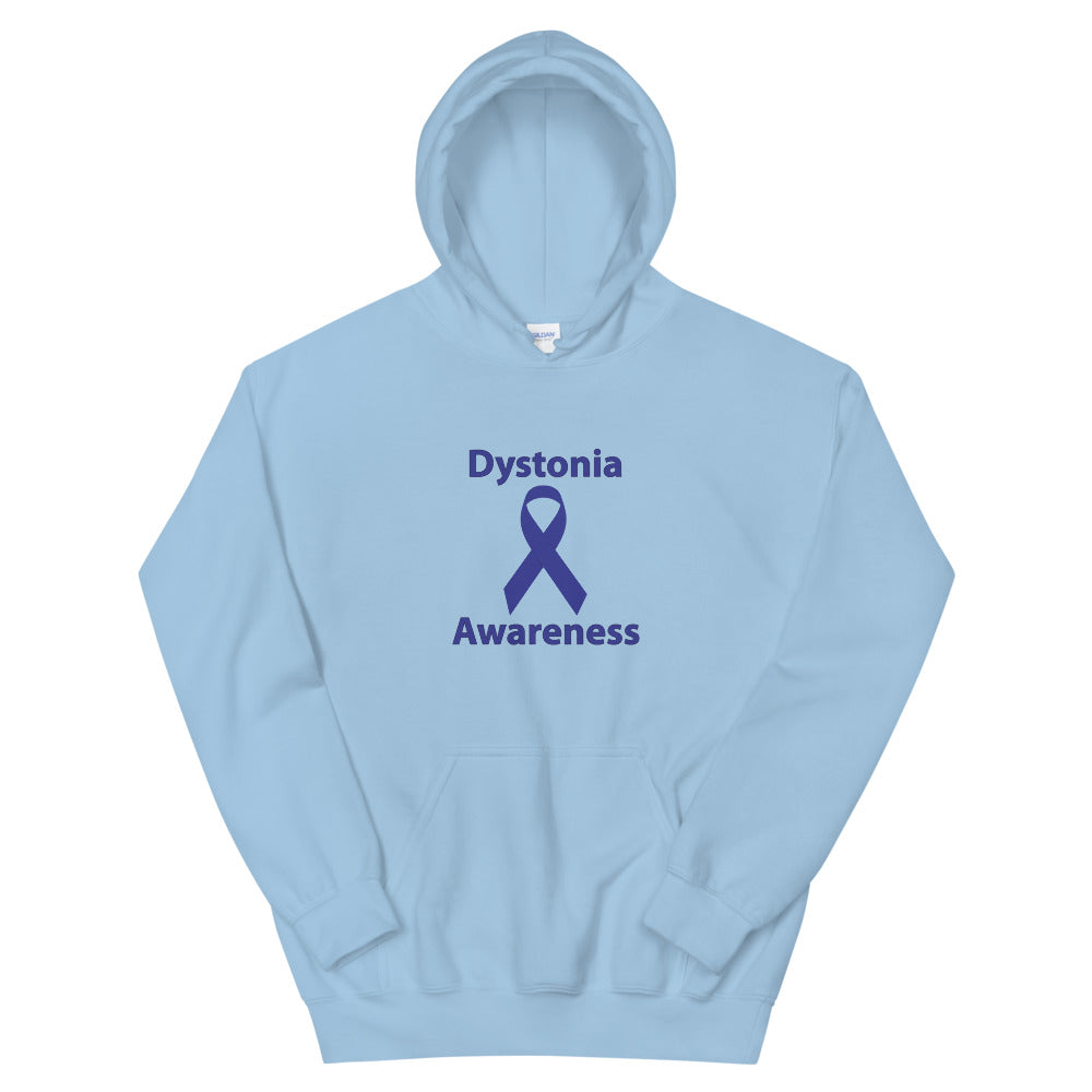 Dystonia Awareness Ribbon Light Blue Hoodies by Chained Dolls