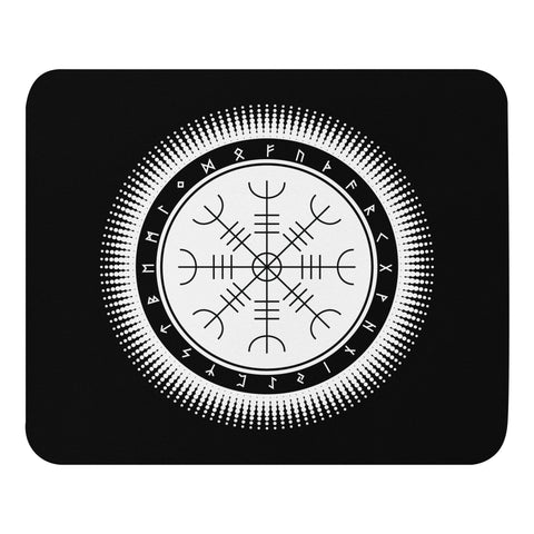 Aegishjalmr Halftone Mouse Pad by Chained Dolls
