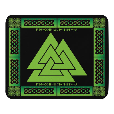 Celtic Valknut Mouse Pad by Chained Dolls