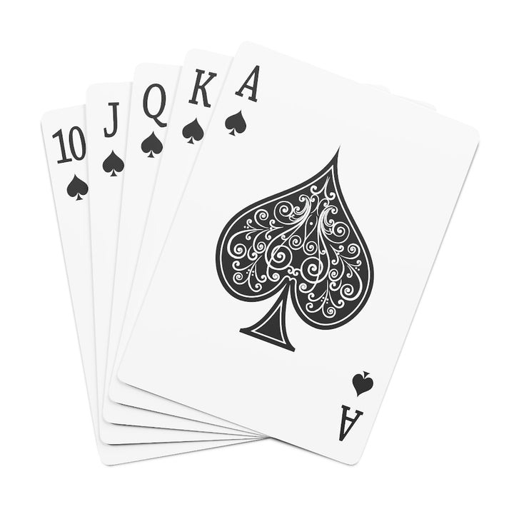 Algiz Black and White Poker Cards by Chained Dolls
