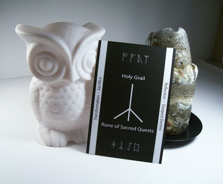 Chalc Black and White Altar Card by Chained Dolls