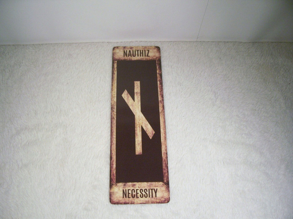 Nauthiz Brown Grunge Bookmark by Chained Dolls