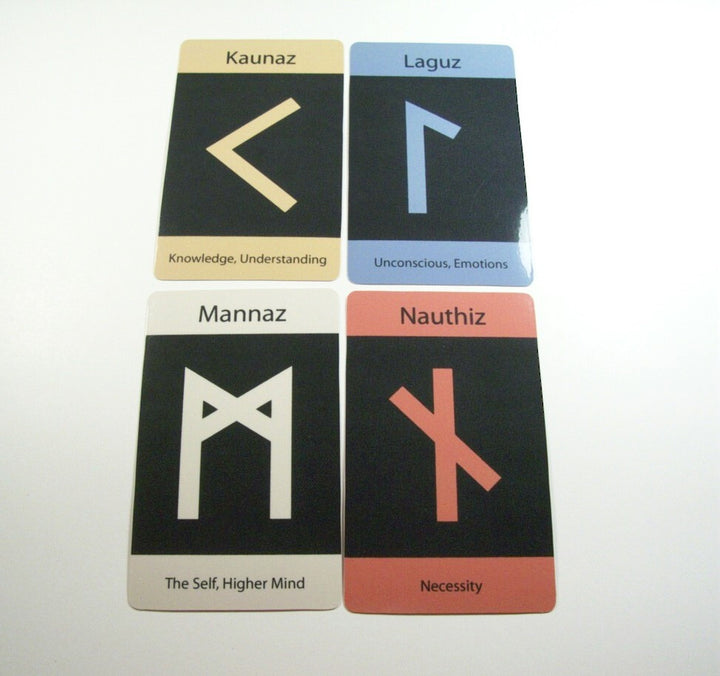 Multi-Colored Rune Cards by Chained Dolls