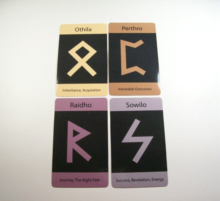 Multi-Colored Rune Cards by Chained Dolls