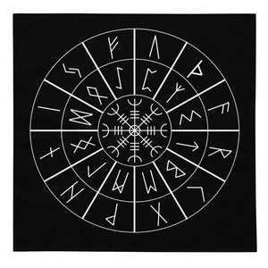 Aegishjalmr Circle Runes Large Casting Cloth by Chained Dolls