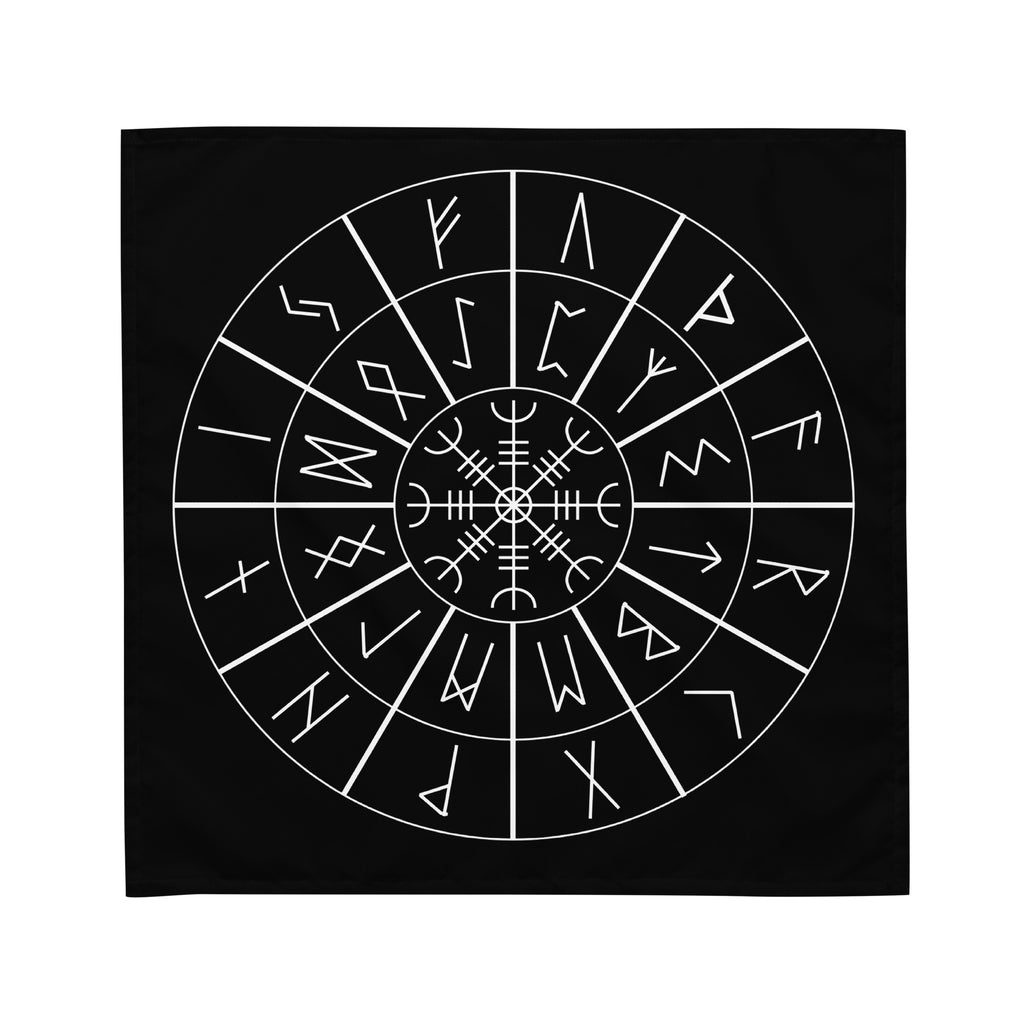 Aegishjalmr Circle Runes Medium Casting Cloth by Chained Dolls
