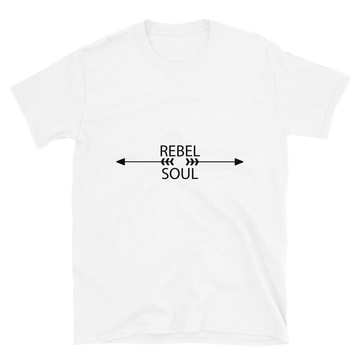 Rebel Soul Arrows White Unisex T-shirts by Chained Dolls