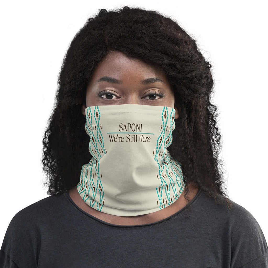 Saponi We're Still Here Neck Gaiter by Chained Dolls