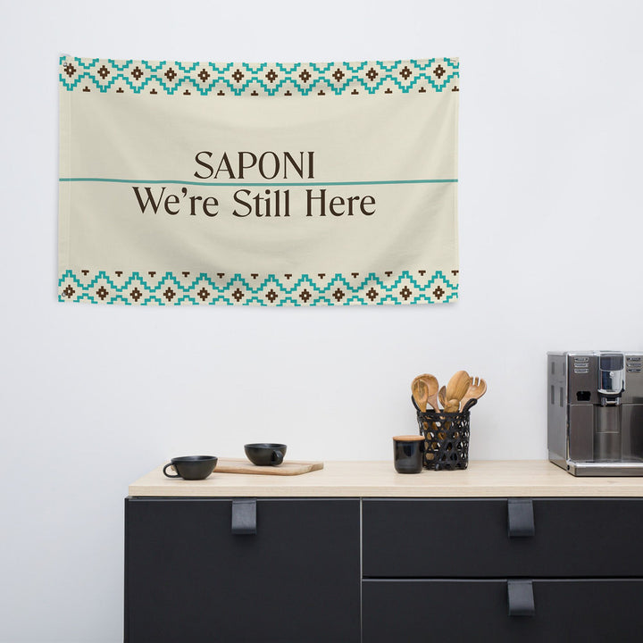 Saponi We're Still Here Wall Hanging by Chained Dolls