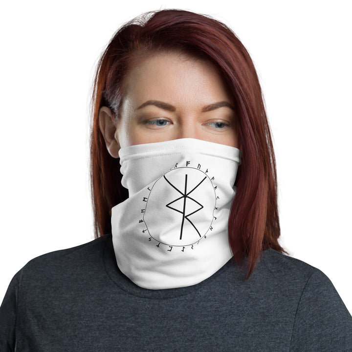 Travel Protection Bind Rune Neck Gaiter by Chained Dolls