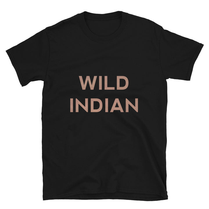 Wild Indian Black Unisex T-shirt by Chained Dolls