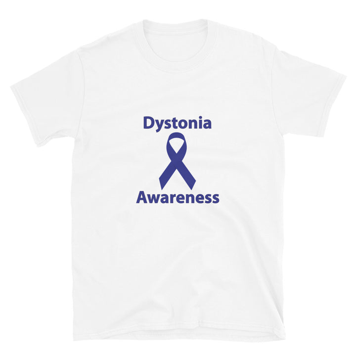 Dystonia Awareness Ribbon White T-shirts by Chained Dolls