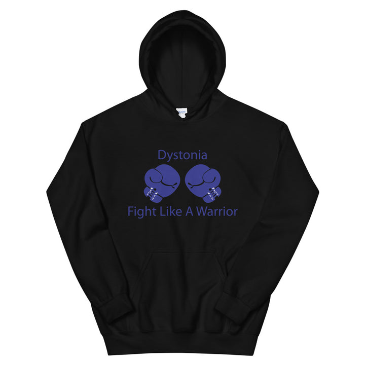 Dystonia Fight Like A Warrior Black Hoodies by Chained Dolls