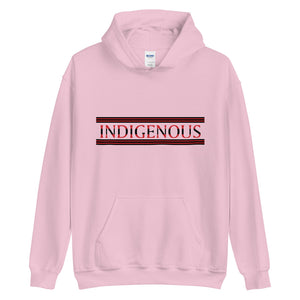 Indigenous Red and Black Light Pink Hoodies by Chained Dolls