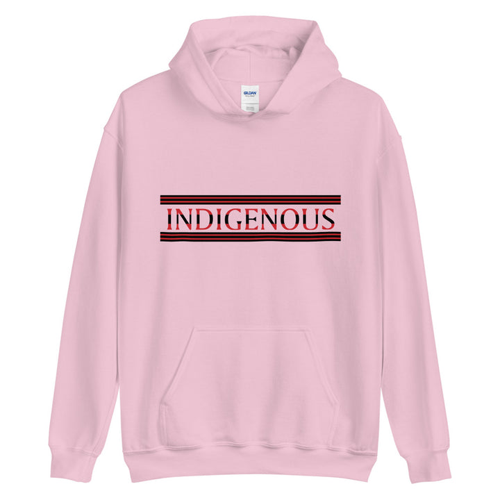 Indigenous Red and Black Light Pink Hoodies by Chained Dolls