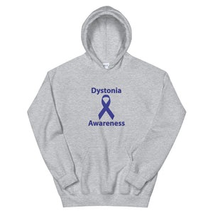 Dystonia Awareness Ribbon Sports Grey Hoodies by Chained Dolls